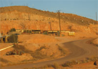 Air Vents in the side of the  Hill at Coober Pedy (Collection of Jim )